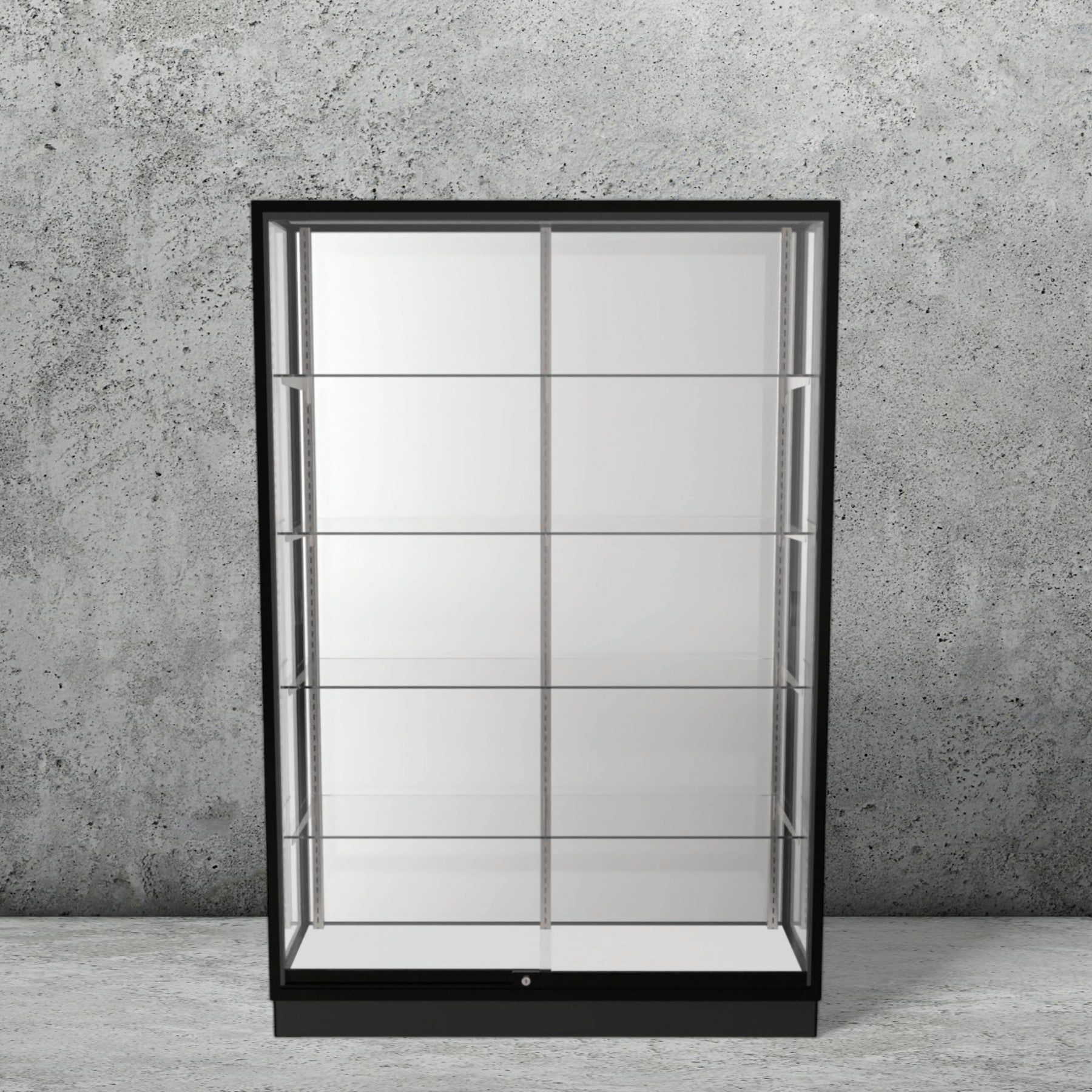 Full Style Glass Back Wallcase
