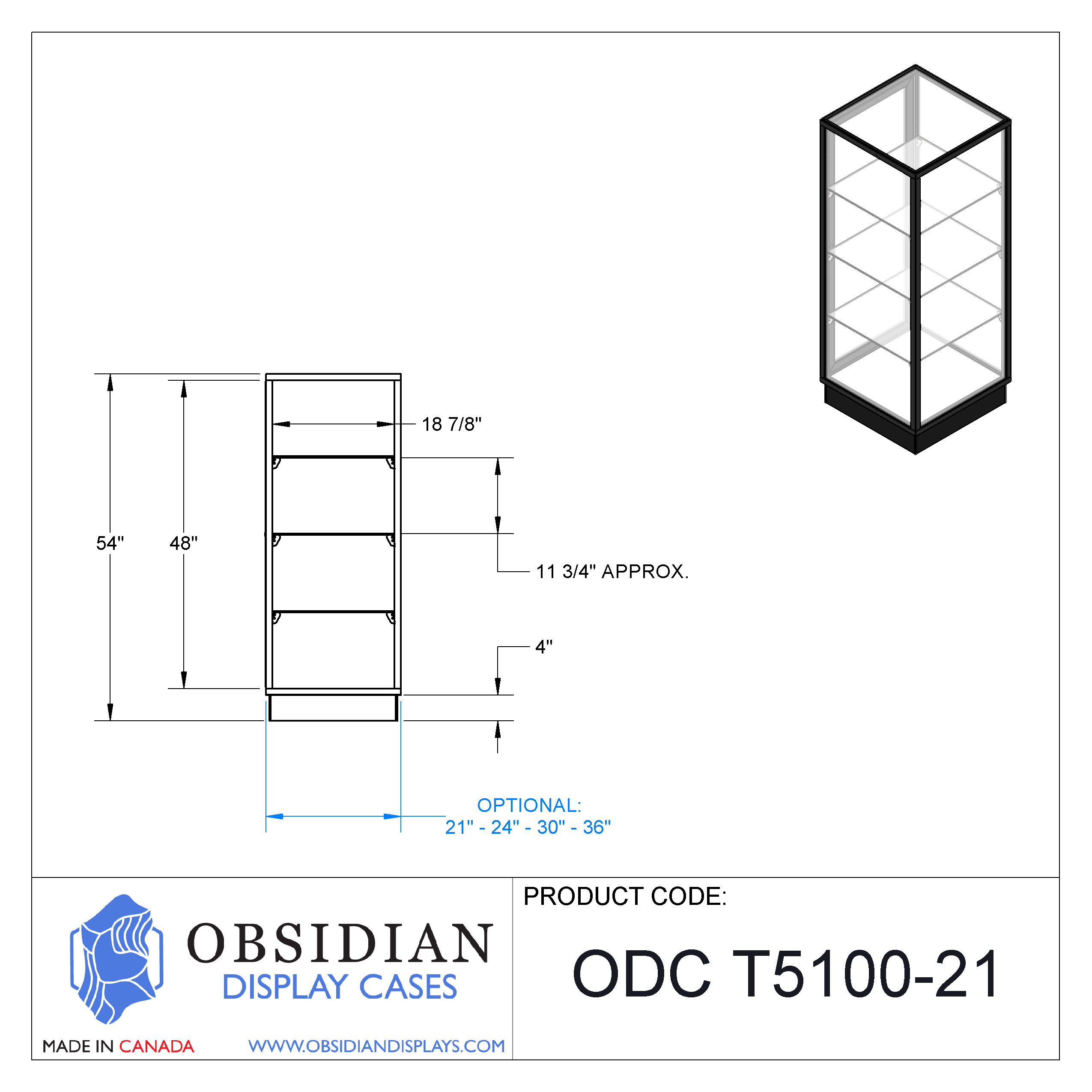 Full Style Short Tower Display