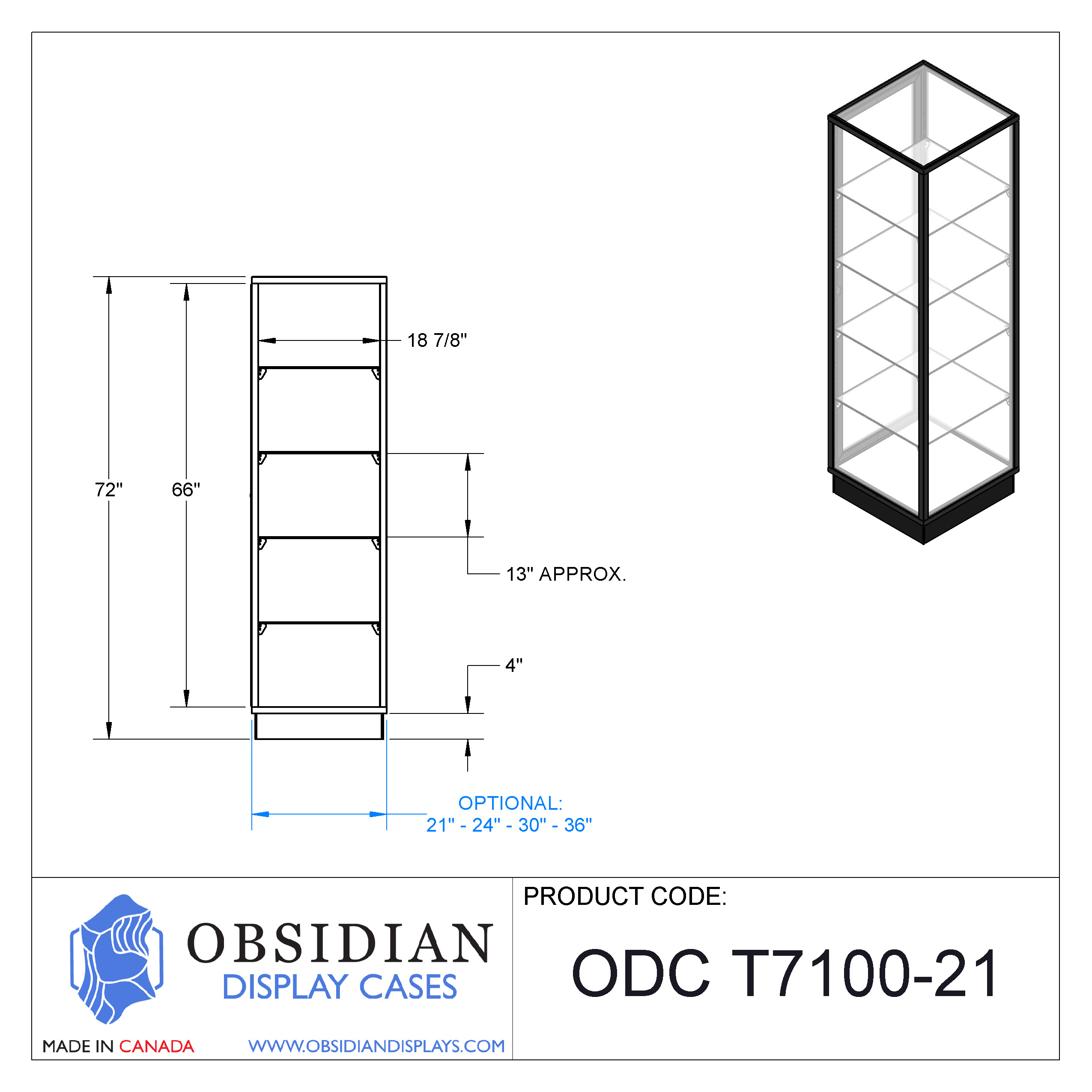 Full Style Tall Tower Display