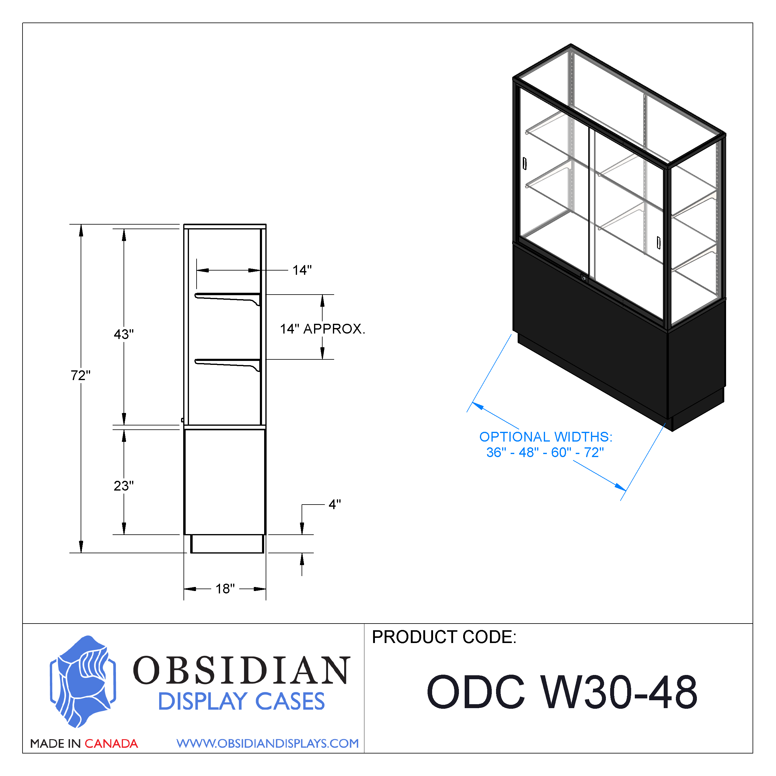 1/3 Style Wallcase