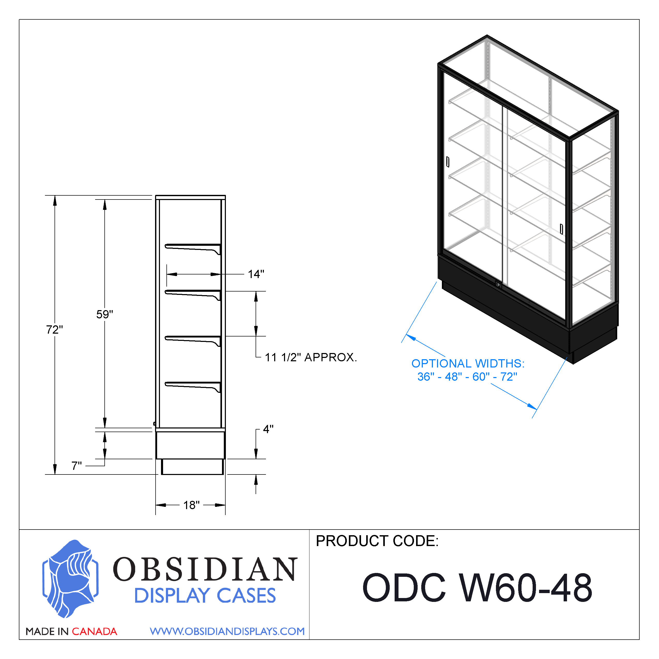2/3 Style Wallcase