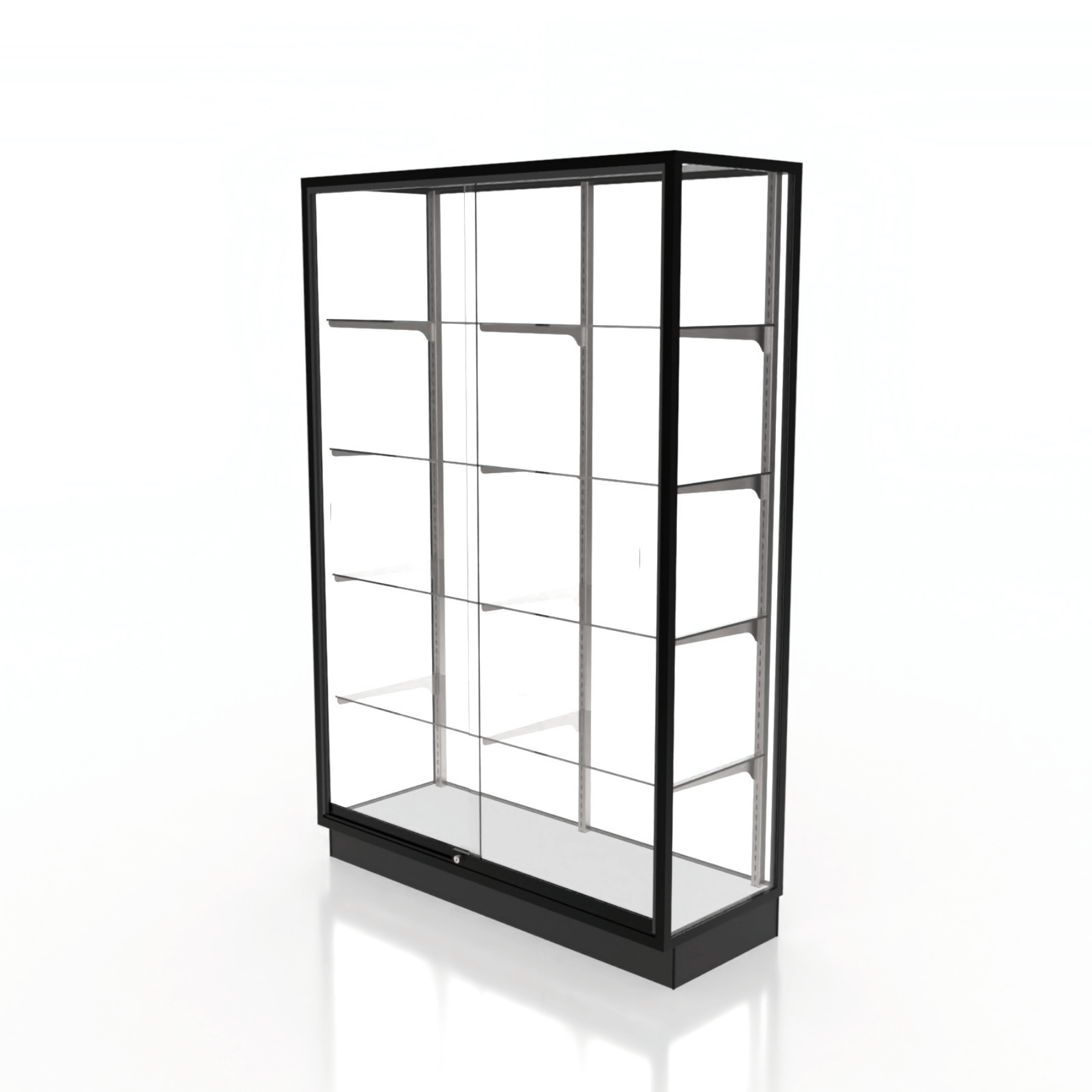 Full Style Glass Back Wallcase