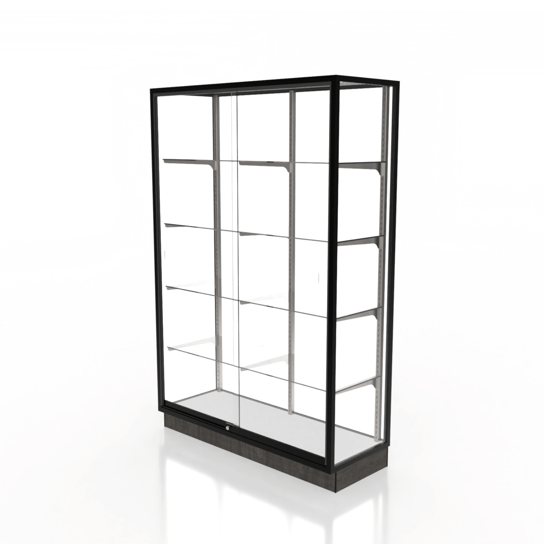 Full Style Glass Back Wallcase