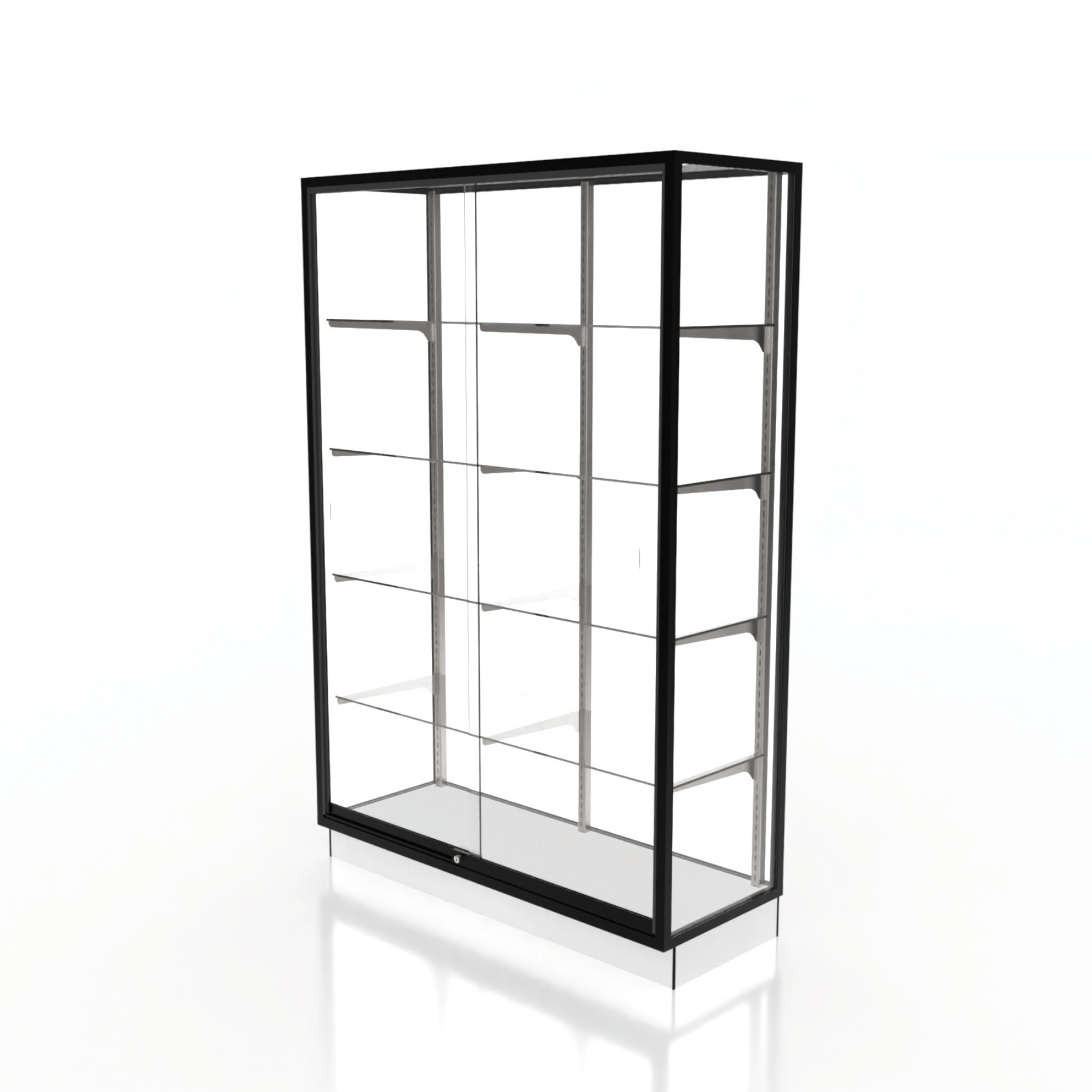 Full Style Glass Back Wallcase